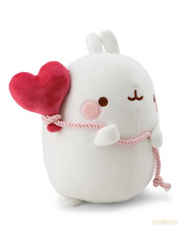 NICI Przytulanka MOLANG z balonem w kształcie serca 12 cm