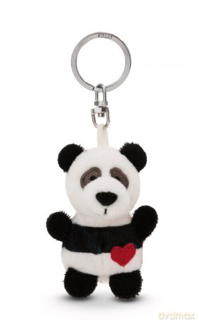 NICI wieszak/brelok na klucze panda z serduszkiem 5 cm
