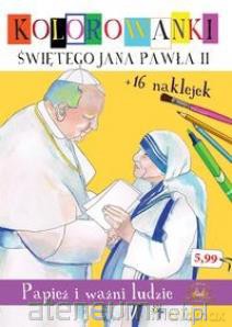 Kolorowanki Św.Jana Pawła II Papież i ważni ludzie [KSIĄŻKA]