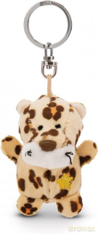 NICI wieszak/brelok na klucze leopard z gwiazdką 5 cm