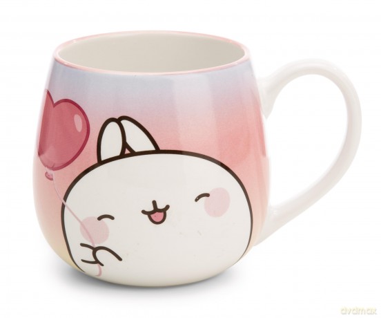 NICI Kubek MOLANG z balonem w kształcie serca 400ml