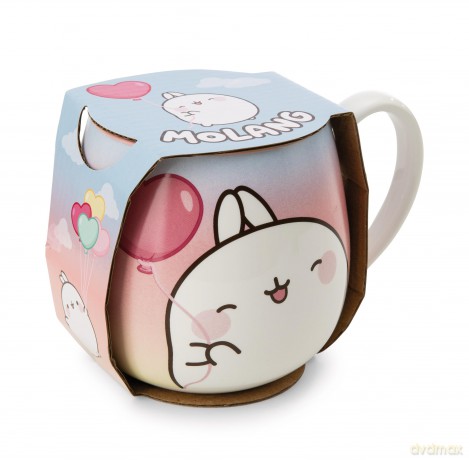 NICI Kubek MOLANG z balonem w kształcie serca 400ml