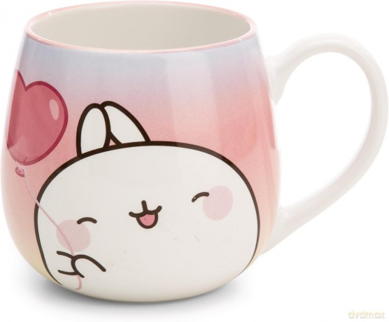 NICI Kubek MOLANG z balonem w kształcie serca 400ml