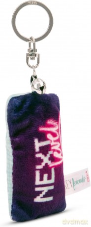 NICI wieszak/brelok na klucze mini podusia "NEXT LEVEL" 8cm z dwoneczkiem