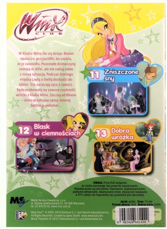 Winx Club: Zniszczone sny [DVD]