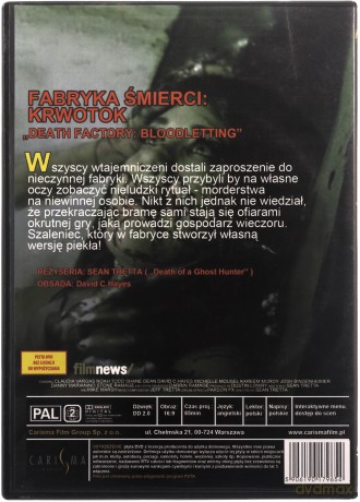 Fabryka śmierci Krwotok [DVD]