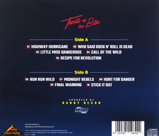 Crazy Lixx: Thrill Of A Bite [CD]