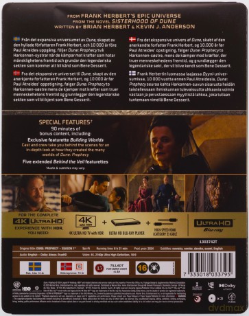 Dune: Prophecy Season 1 (Diuna: Proroctwo) (steelbook) [3xBlu-Ray 4K]