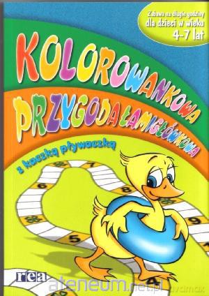 Kolorowankowa Przygoda z kaczką pływaczką [KSIĄŻKA]