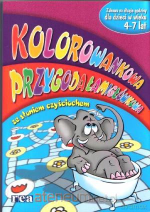 Kolorowankowa Przygoda ze słoniem czyściochem [KSIĄŻKA]