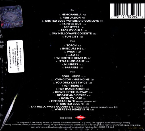 Soft Cell: Singles (digipack) [3CD]