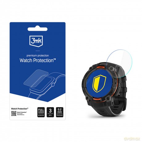 Garmin Instinct 3 45mm (Amoled, Solar) - 3mk Watch Protection FlexibleGlass