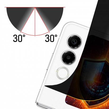 Nubia Flip 2 (front) - 3mk Silky Matt Privacy