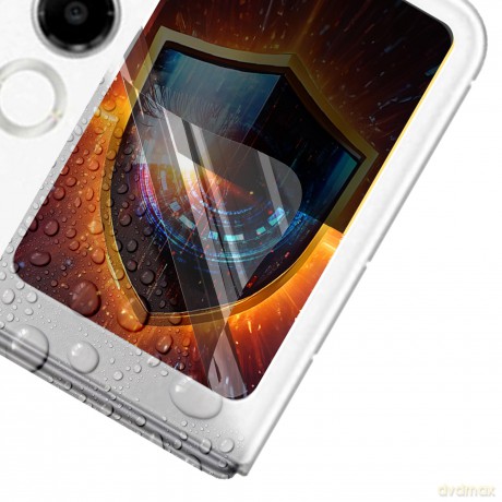 Nubia Flip 2 (front) - 3mk Silky Matt Privacy