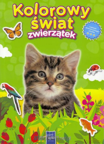 Kolorowy świat zwierzątek - Zielona kot [KSIĄŻKA]