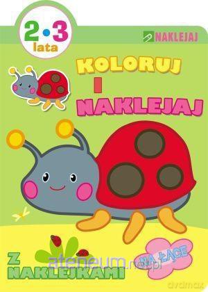 Koloruj i naklejaj. Na łące 2-3 lata [KSIĄŻKA]