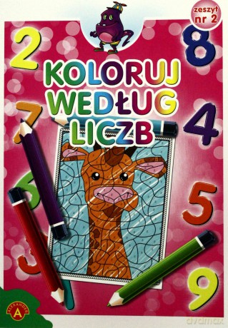 Koloruj według liczb 2 [KSIĄŻKA]