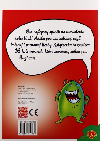 Koloruj według liczb 3 [KSIĄŻKA]
