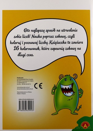 Koloruj według liczb 4 [KSIĄŻKA]