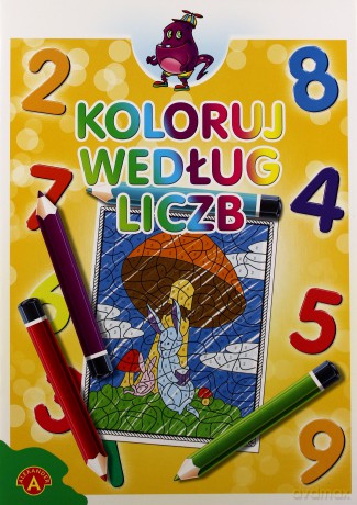 Koloruj według liczb 4 [KSIĄŻKA]