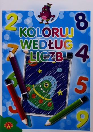 Koloruj według liczb 5 [KSIĄŻKA]