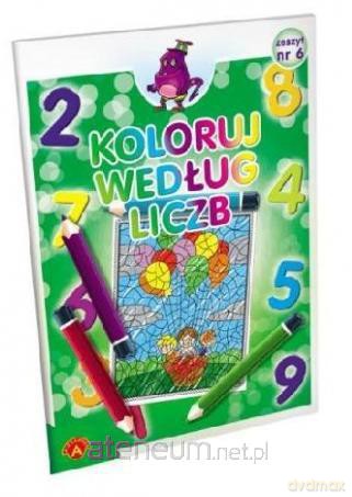 Koloruj według liczb 6 [KSIĄŻKA]