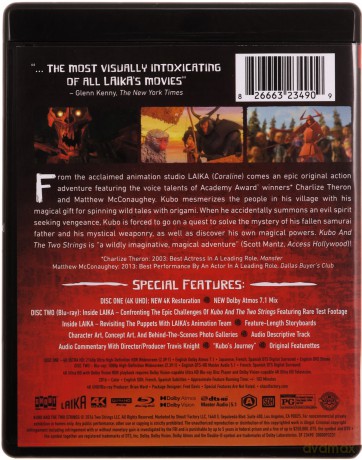 Kubo and the Two Strings (Kubo i dwie struny) [Blu-Ray 4K]+[Blu-Ray]