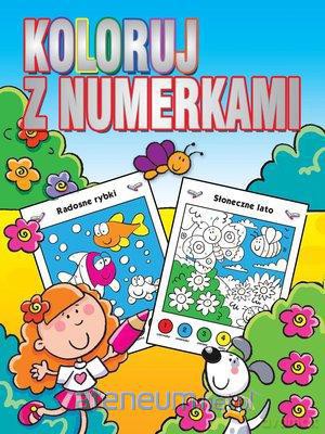 Koloruj z numerkami niebieska [KSIĄŻKA]