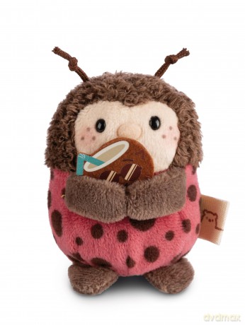 NICI mymochi przytulanka Biedronka Dozz  z kostiumem anansa i koosem 8cm z zawieszką