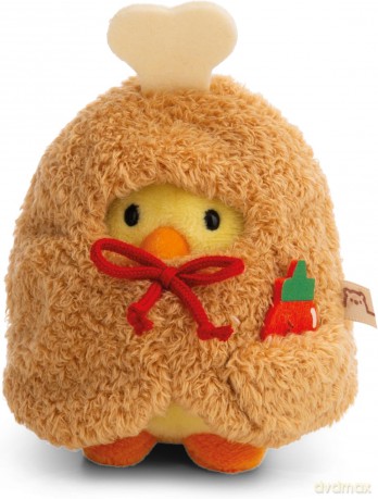 NICI mymochi przytulanka Kurczaczek Tschieps z kostiumem kurczaka i sosem chili 8cm z zawieszką