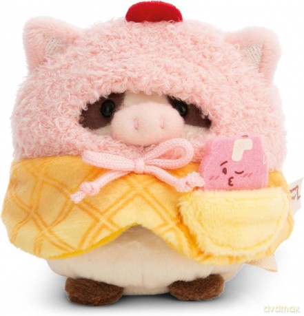 NICI mymochi przytulanka Krówka Moona z kostiumem loda i shakiem 8cm z zawieszką