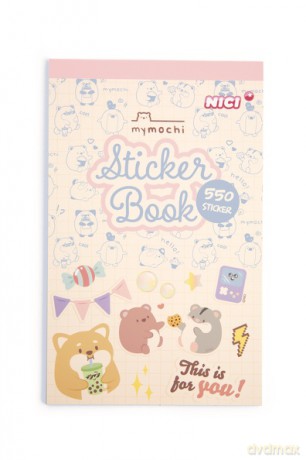 NICI Notes z naklejkami mymochi 550 naklejek