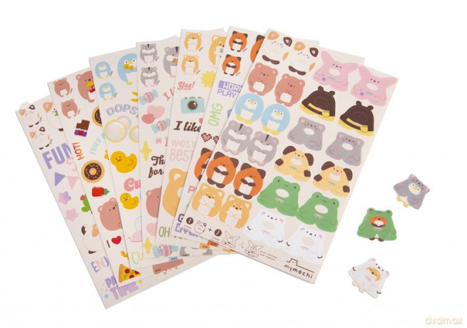 NICI Notes z naklejkami mymochi 550 naklejek