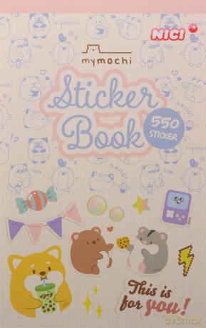 NICI Notes z naklejkami mymochi 550 naklejek