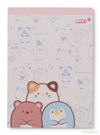 NICI Notes A6 w kratkę 60 kartek 80g