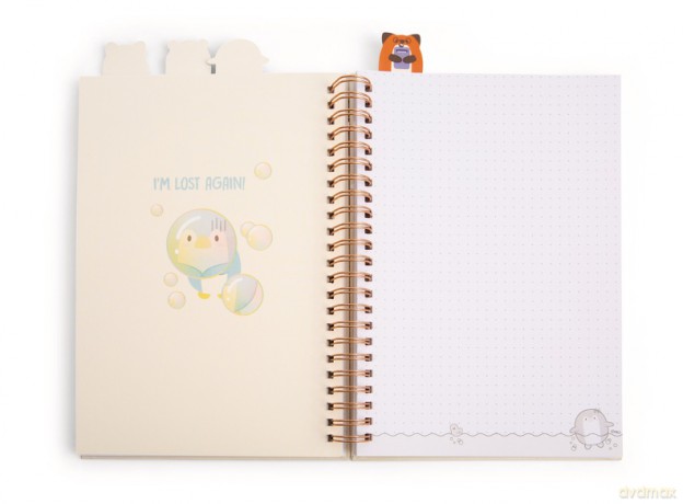 NICI Kołonotes mymochi 15x21 cm 80 kartek 80g