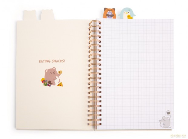 NICI Kołonotes mymochi 15x21 cm 80 kartek 80g