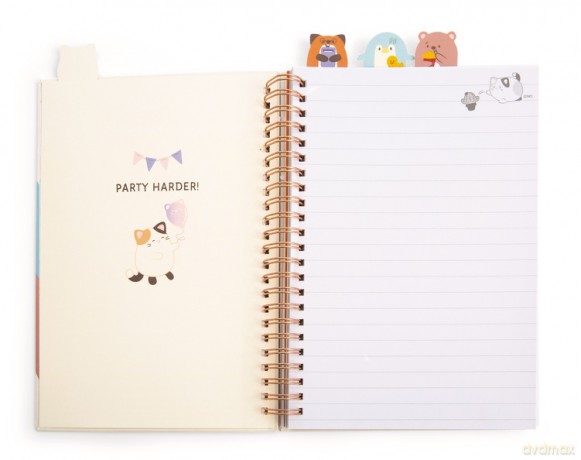 NICI Kołonotes mymochi 15x21 cm 80 kartek 80g