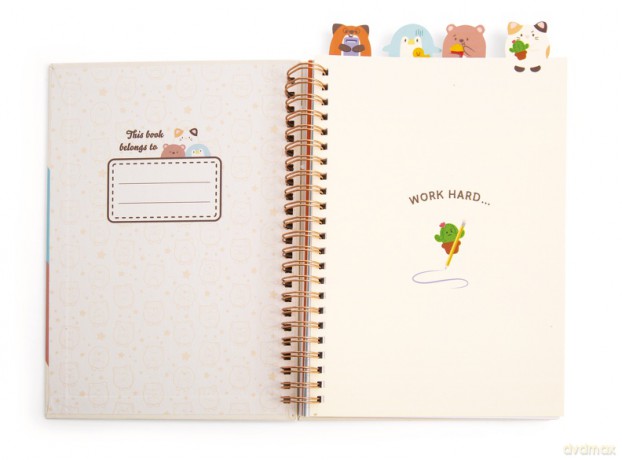 NICI Kołonotes mymochi 15x21 cm 80 kartek 80g
