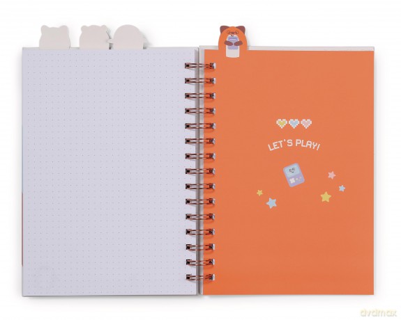 NICI Kołonotes mymochi 15x21 cm 80 kartek 80g