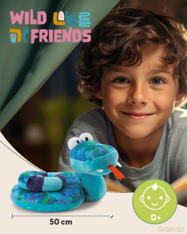NICI Soft toy snake ZsaZsa XXL 50 cm