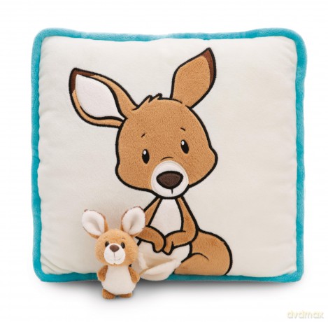 NICI poduszka kangur z główką dziecka 3D 7 cm kwadrat 30x30 cm