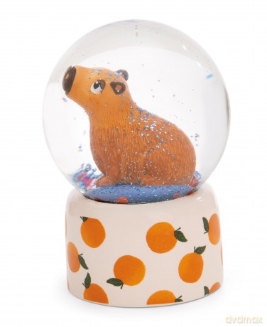 NICI Glitter globe Capybara Happybara 8pcs in display