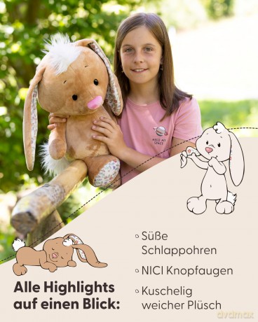 NICI Przytulanka królik 50 cm