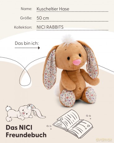 NICI Przytulanka królik 50 cm