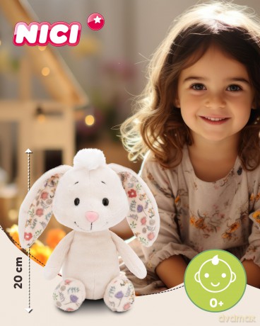 NICI Przytulanka królik kremowy 20 cm