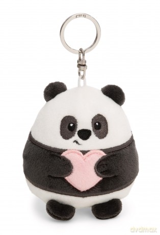 NICI wieszak/brelok na klucze ChillNICI panda z serduszkiem 8 cm