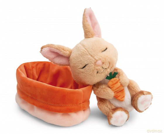 NICI śpiące zwierzątka królik z marchewką 12 cm