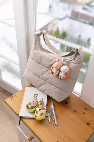 NICI wieszak/brelok na klucze śpiące zwierzątka królik 8cm