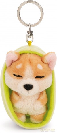 NICI wieszak/brelok na klucze śpiące zwierzątka pies corgi 8cm